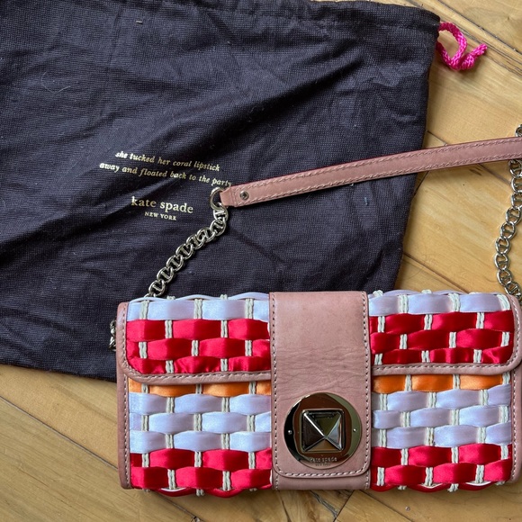 kate spade Bags Kate Spade Rare Vintage Woven Shoulder Bag Poshmark